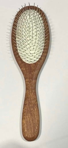 Beachwood handle short pin brush