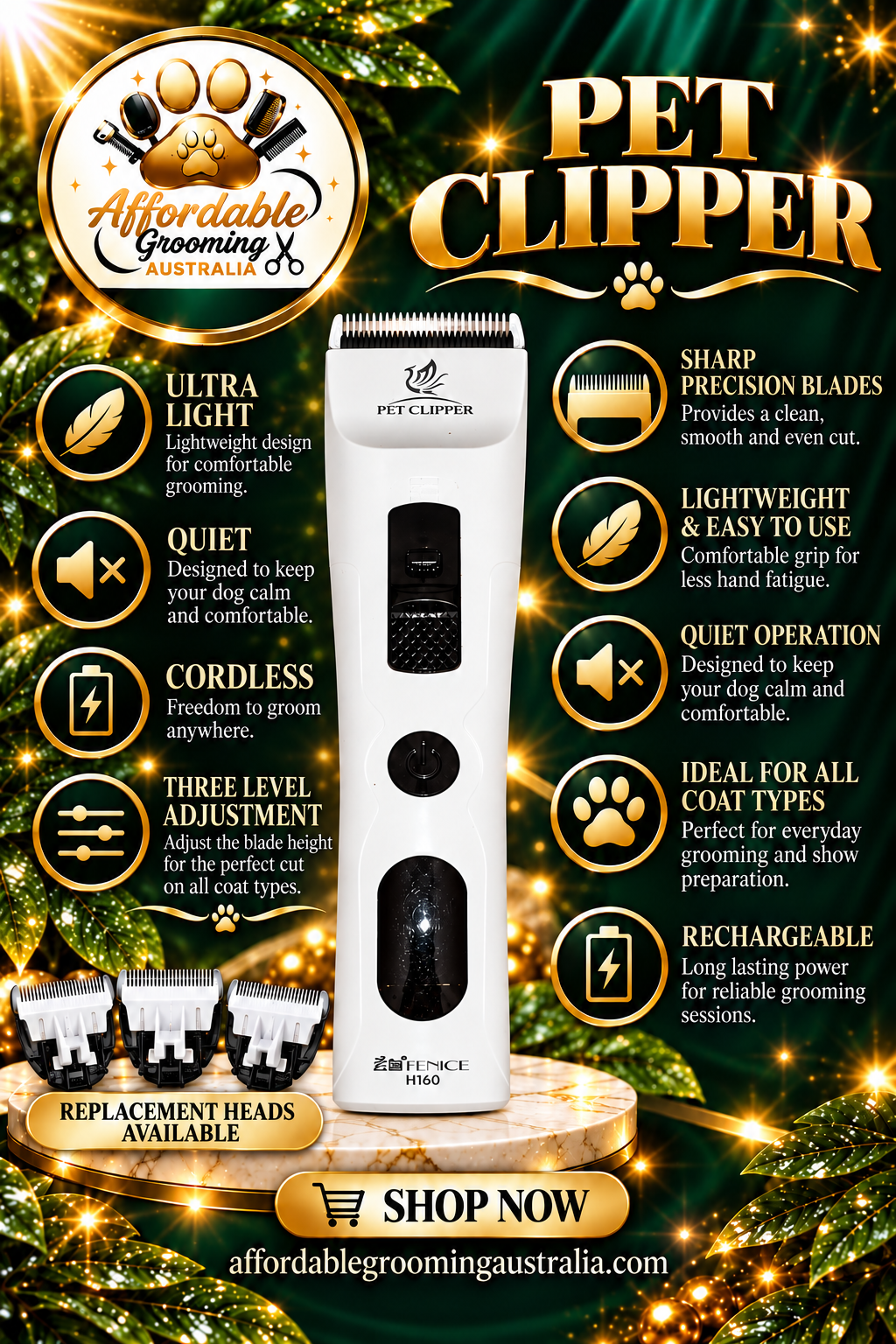 Cordless clippers