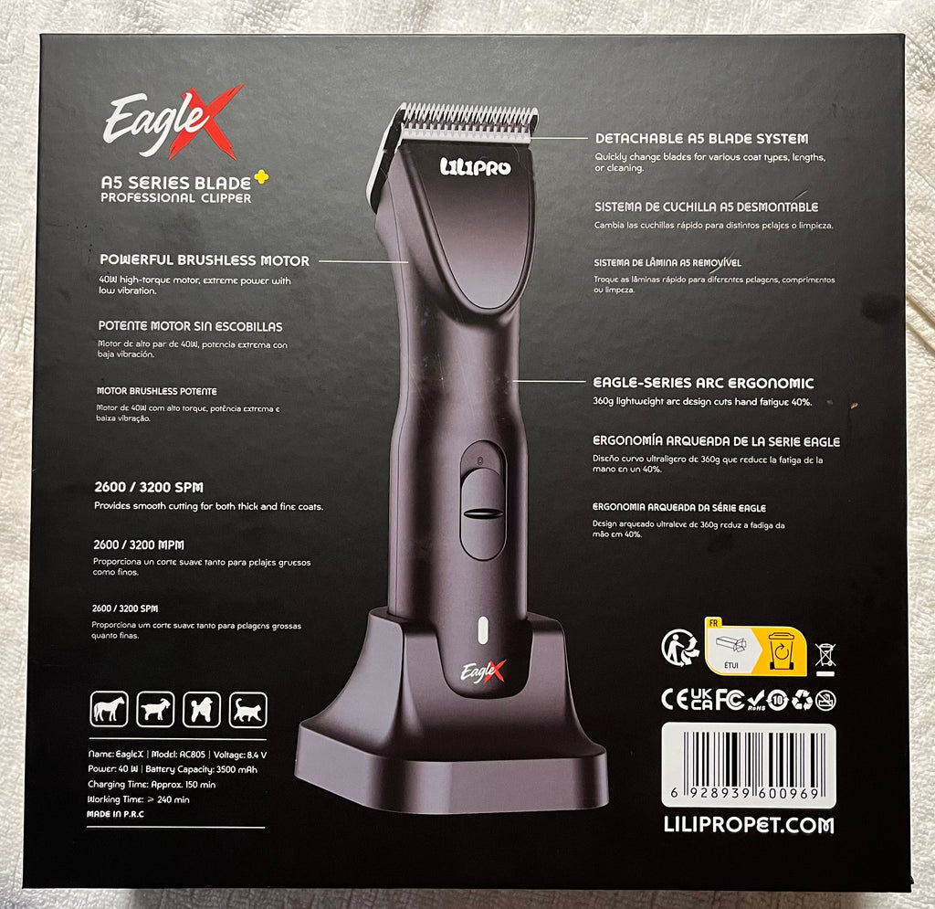 Brushless motor cordless clippers special order only